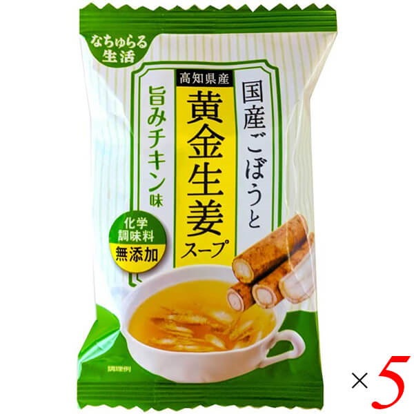 旨み　Qoo10]　国産ごぼうと高知県産黄金生姜スープ