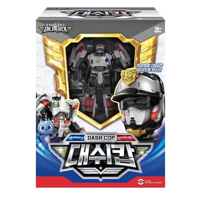 ミニ特攻隊/最強警察/5種ロボットセット/バトルカップ/サイオンカップ/ダッシュカップ/マリンカップ/ジェットカップ/頭に変身/変身ロボット/正品/2023