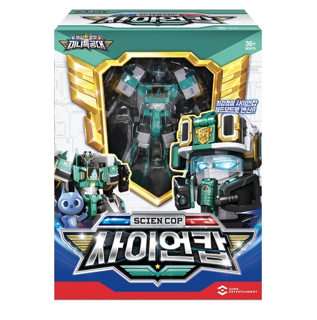 ミニ特攻隊/最強警察/5種ロボットセット/バトルカップ/サイオンカップ/ダッシュカップ/マリンカップ/ジェットカップ/頭に変身/変身ロボット/正品/2023