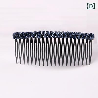 前髪クリップ 韓国 オルチャン おしゃれ かわいい ファッション ヘアピン アクセサリー レディース コーム フープ ワインレッド ピンク 紺