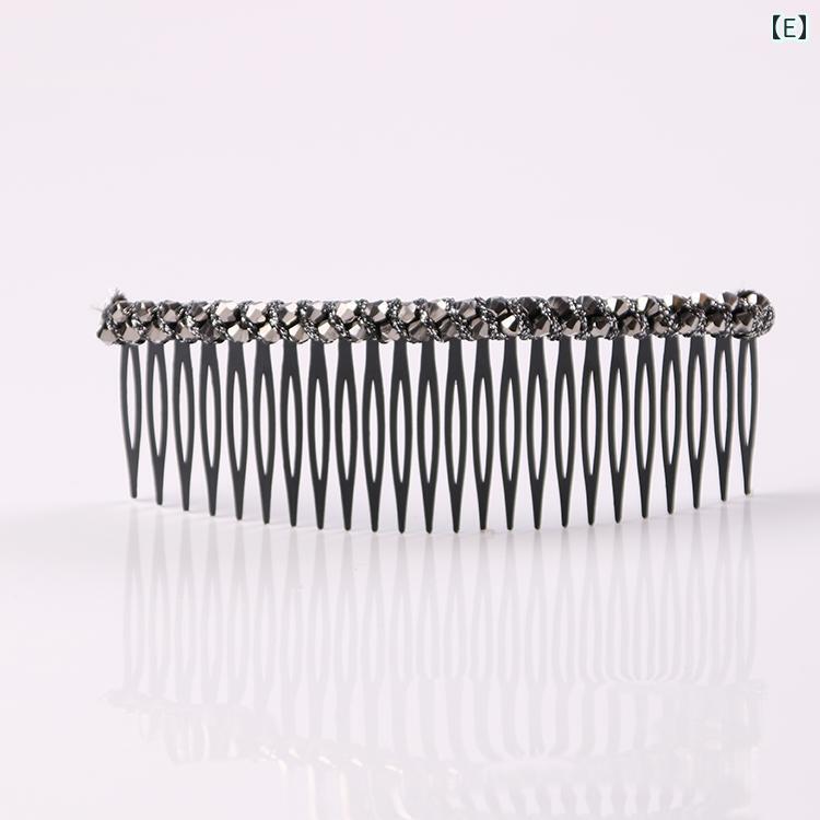 前髪クリップ 韓国 オルチャン おしゃれ かわいい ファッション ヘアピン アクセサリー レディース コーム フープ ワインレッド ピンク 紺