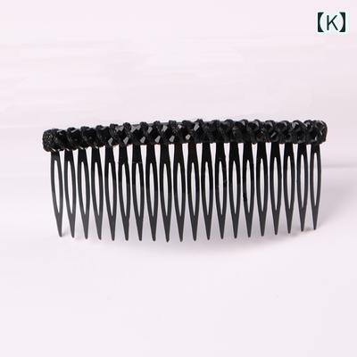 前髪クリップ 韓国 オルチャン おしゃれ かわいい ファッション ヘアピン アクセサリー レディース コーム フープ ワインレッド ピンク 紺