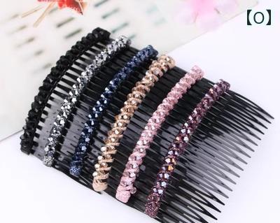 前髪クリップ 韓国 オルチャン おしゃれ かわいい ファッション ヘアピン アクセサリー レディース コーム フープ ワインレッド ピンク 紺