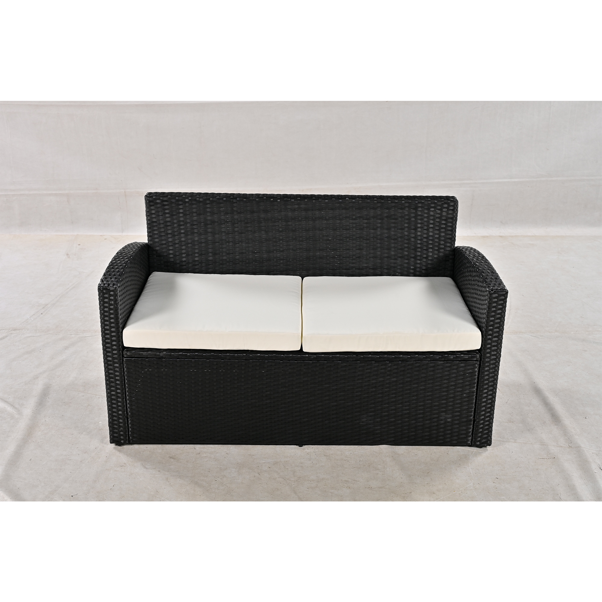 【国内発送/安心保証】ガーデンテーブルセット ラタン調 ガーデンチェアー　家具 樹脂 ホテル カフェ ベランダ テラス　屋外家具 高級 ソファ