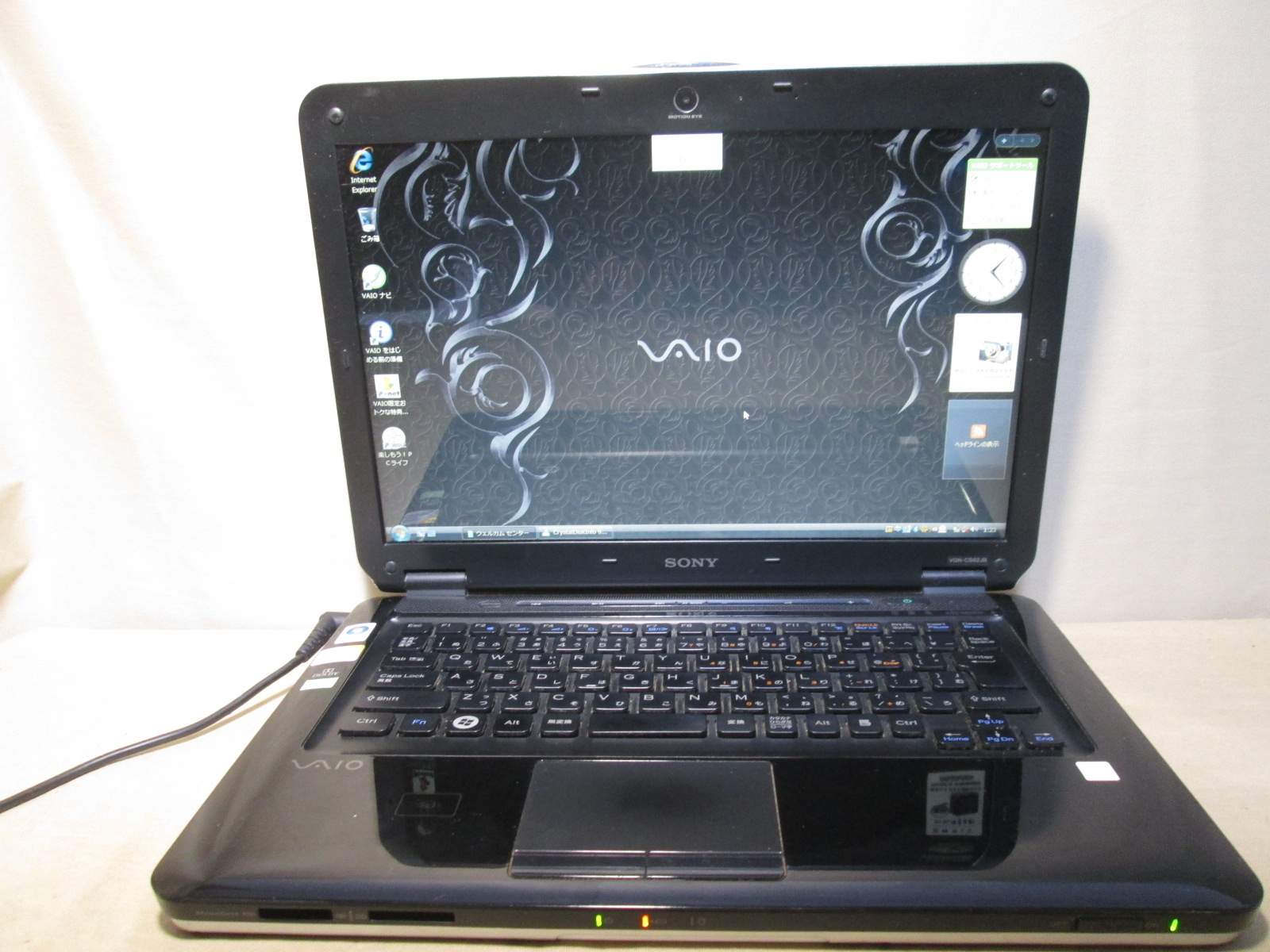 VAIO VGN-CS62JB/Q【Core 2 Duo】　【WindowsVista】Wi-Fi／Bluetooth [90989]