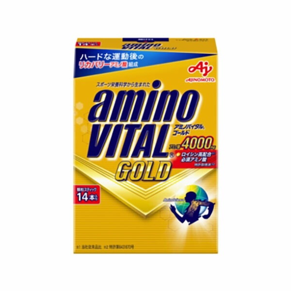アミノバイタル GOLD アミノ酸4000ｍｇ スティック (14本/箱) 15箱入り1ケース