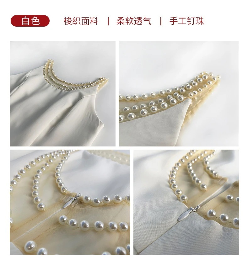 【JY.上品】 パール飾り キャミワンピース ドレス パーティー 着痩せ 大人 お呼ばれ 同窓会 披露宴 卒業式 結婚式 ウェディング 二次会 成人式 【JY.上品】 パール飾り キャミワンピース ドレス パーティー 着痩せ 大人 お呼ばれ 同窓会 披露宴 卒業式 結婚式 ウェディング 二次会 成人式