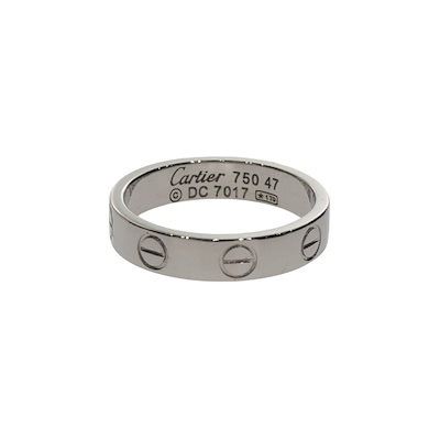 Qoo10] CARTIER 【未使用品】ミニラブリング K18WG : 腕時計