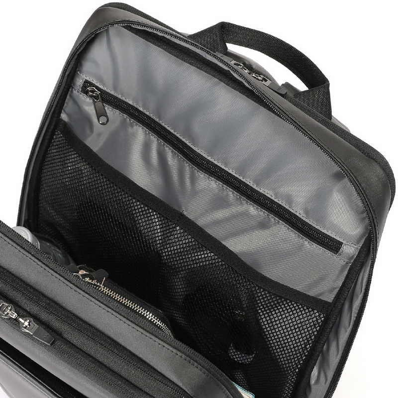 BERMAS 2層式ビジネスリュック バックパック 衣類収納ポケット付 容量拡張タイプ PC収納15インチ対応 DULITE FLEX ブラック 60644 BERMAS 2層式ビジネスリュック バックパック 衣類収納ポケット付 容量拡張タイプ PC収納15インチ対応 DULITE FLEX ブラック 60644