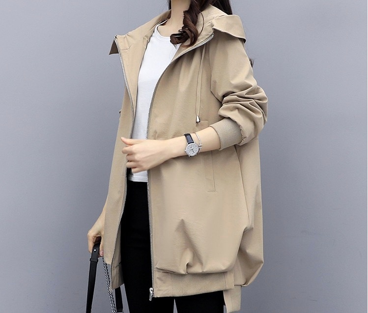 アウター コート ブルゾン ジャケット 膝丈 ひざ丈 袖あり 長袖 襟なし ストレート フード付き ファスナー ポケット 前開き 薄手 きれいめ シンプル カジュアル 大人 上品 おしゃれ アウター コート ブルゾン ジャケット 膝丈 ひざ丈 袖あり 長袖 襟なし ストレート フード付き ファスナー ポケット 前開き 薄手 きれいめ シンプル カジュアル 大人 上品 おしゃれ