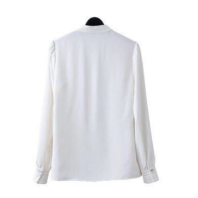 ブラウス シフォンブラウス ドレープ フリル スタンドカラー レディース シャツ 長袖 シック レトロ クラシカル きれいめ エレガント 上品 セレモニー 卒業式 入学式 フォーマル おしゃれ