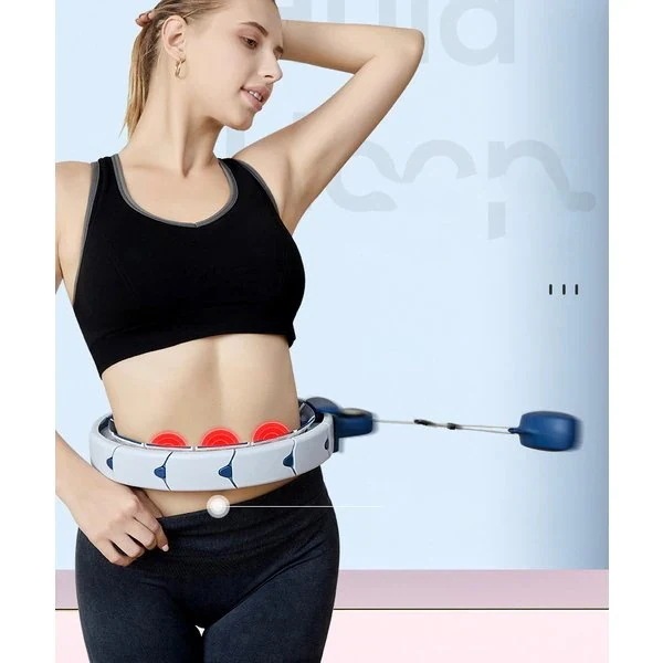 フラフープ スマートフラフープ 落ちないフラフープ 磁石 ウエスト 痩身機器 家庭用 ダイエット用 脂肪燃焼