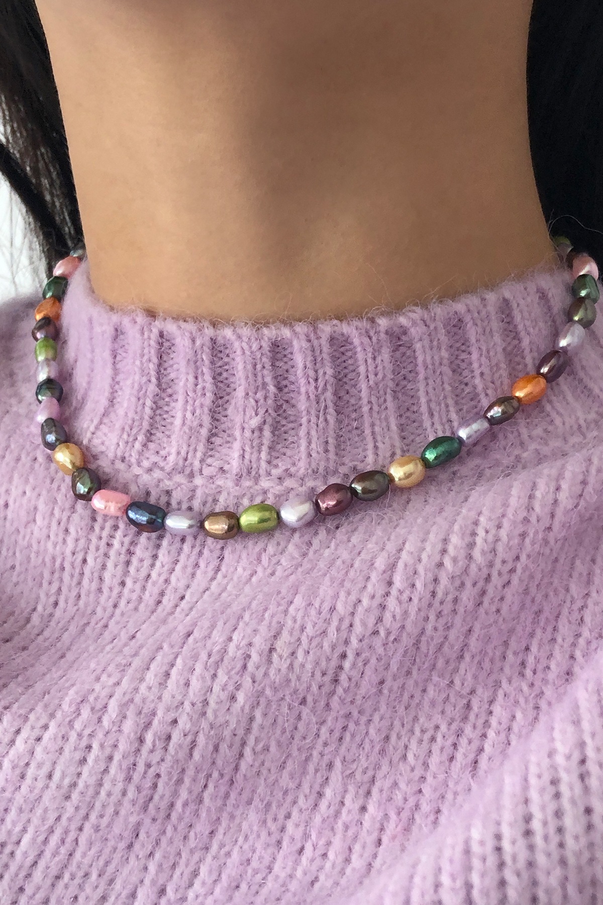 Monday Edition】24SS HOLIDAY CANDY PEARL NECKLACE ネックレス