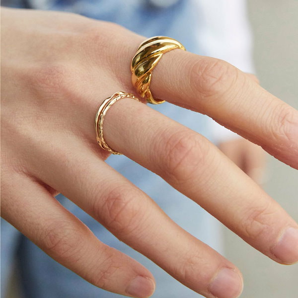 Qoo10] HANNA543 【BTS テテ V着用】R535 リング