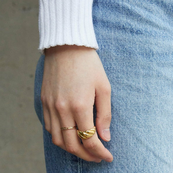 Qoo10] HANNA543 【BTS テテ V着用】R535 リング