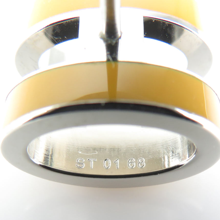 エルメス HERMES ピアス ミニ ポップH メタル/エナメル シルバー/イエロー レディース e60566j エルメス HERMES ピアス ミニ ポップH メタル/エナメル シルバー/イエロー レディース e60566j