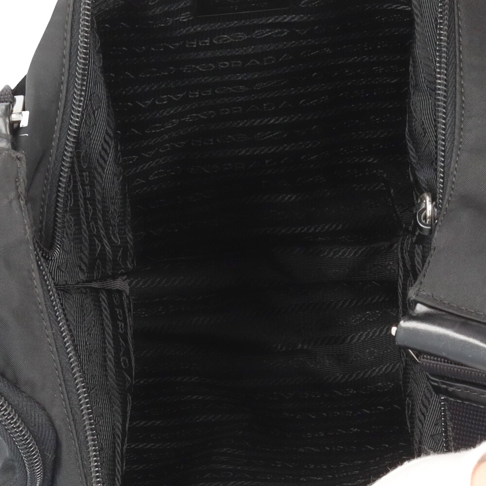 プラダ ショルダーバッグ ナイロン BT0519 ブラック PRADA 中古