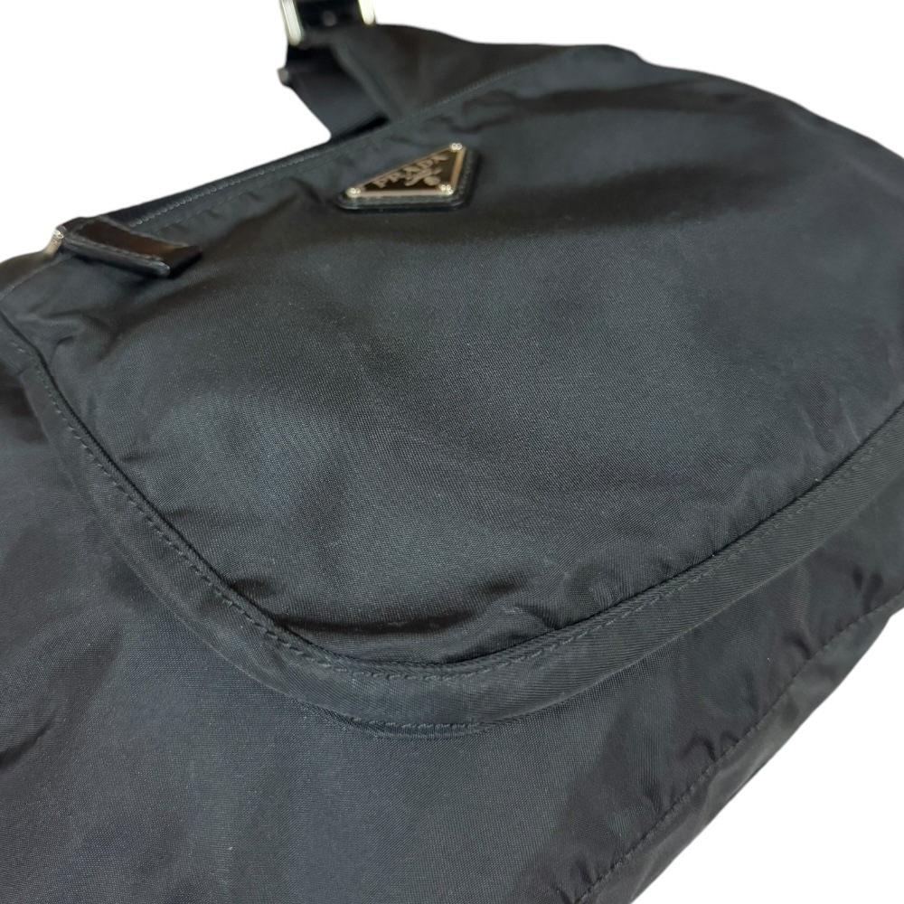 プラダ ショルダーバッグ ナイロン BT0519 ブラック PRADA 中古