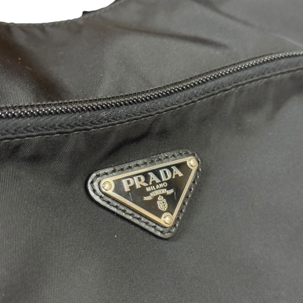 プラダ ショルダーバッグ ナイロン BT0519 ブラック PRADA 中古