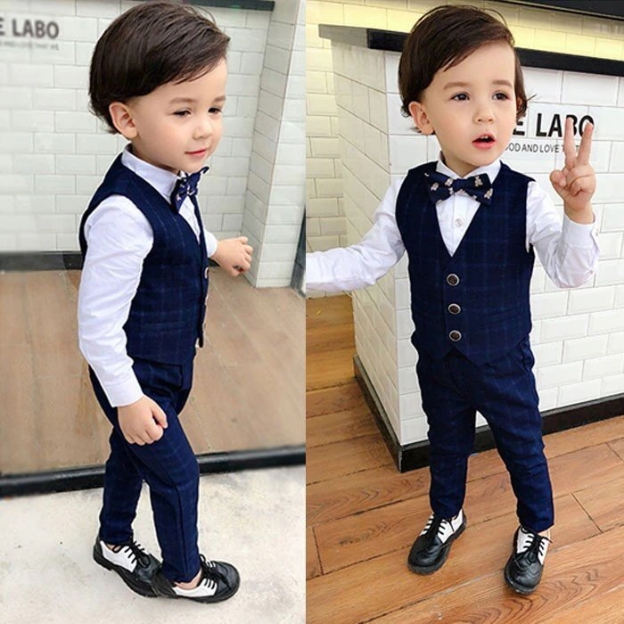 【急速出荷!】大人気！子どもスーツ 80 90 小さいサイズ フォーマル 男の子 スーツ セット ベスト 男の子 上下セット 入学式 卒業式 発表会 入園式 七五三 初節句 お宮参り ベビー服 子ども