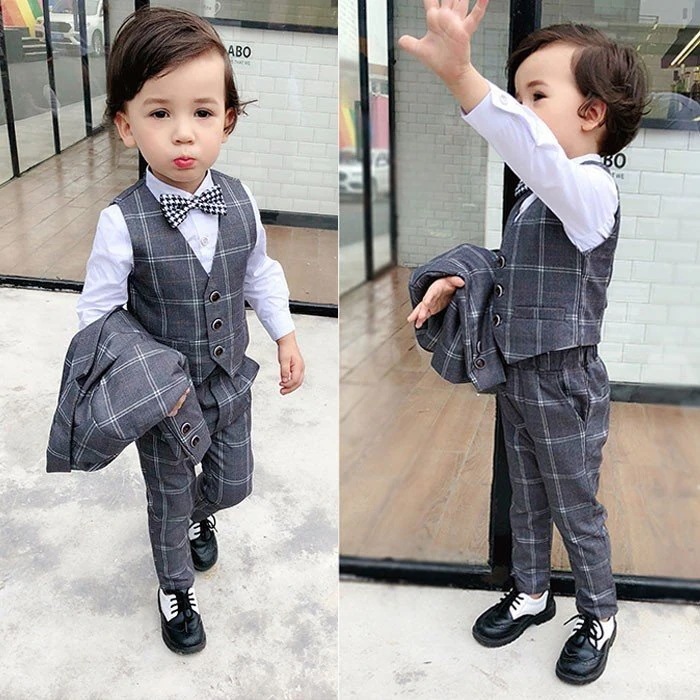 【急速出荷!】大人気！子どもスーツ 80 90 小さいサイズ フォーマル 男の子 スーツ セット ベスト 男の子 上下セット 入学式 卒業式 発表会 入園式 七五三 初節句 お宮参り ベビー服 子ども