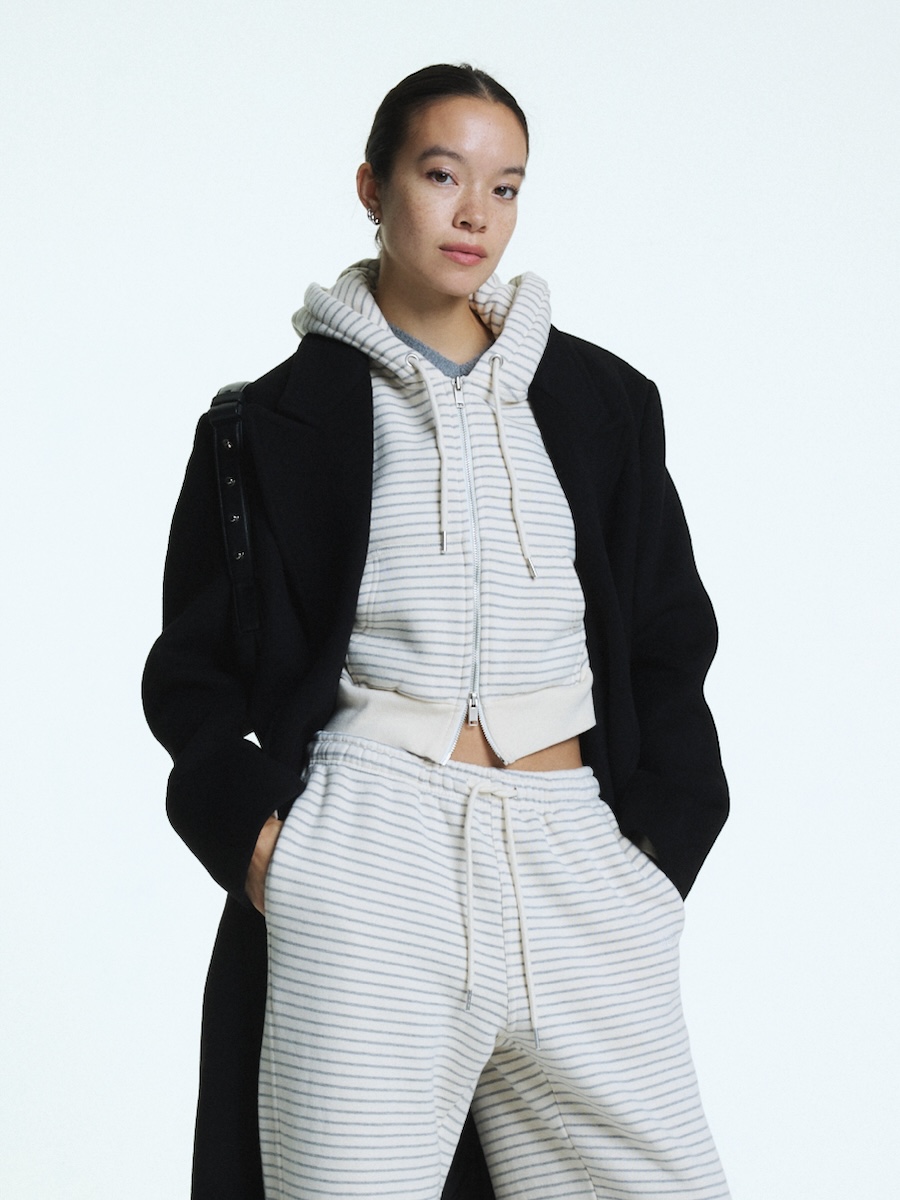 【GLOWNY】 G CROP ZIP UP : 3COLORS