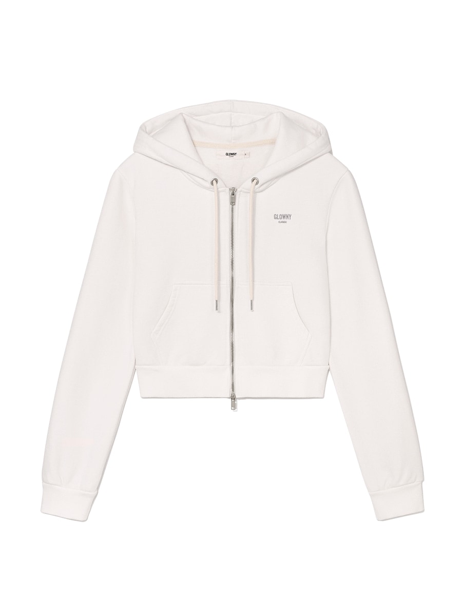 【GLOWNY】 G CROP ZIP UP : 3COLORS