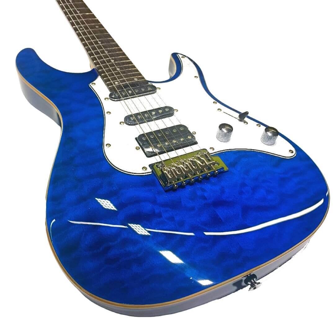 Grass Roots G-SNAPPER-CTM / See Thru Blue エレキギター ストラトタイプ