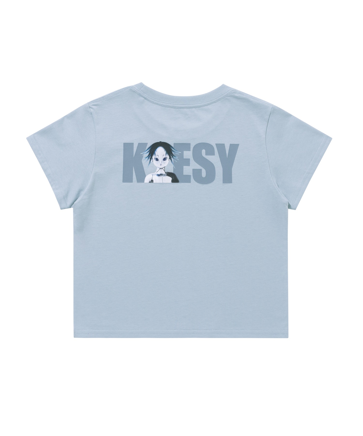 【SANSANGEAR】 23SS SANSAN KOESY TITLE LOGO T-SHIRT : SKY BLUE