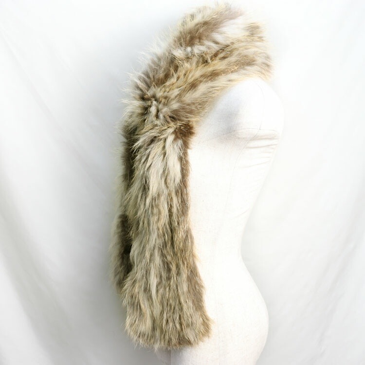 ゴールデンアイランドフォックス マフラー ロング フォックス ファー ナチュラル 秋 冬 送料無料 レディース ギフト プレゼント