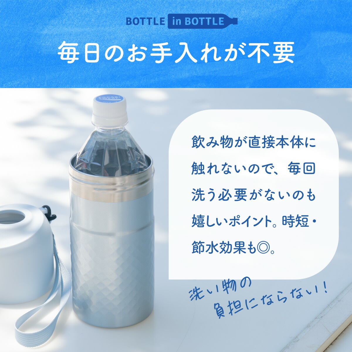 24個セット ペットボトルホルダー ボトルインボトル 500ml 650ml 保冷 真空断熱 水筒 ステンレス ストラップ付き ボトルクーラー カバー ABIB-AN24P 24個セット ペットボトルホルダー ボトルインボトル 500ml 650ml 保冷 真空断熱 水筒 ステンレス ストラップ付き ボトルクーラー カバー ABIB-AN24P