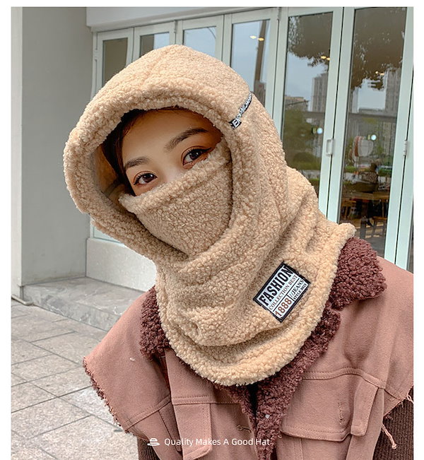 Qoo10] スノーボード スキー 帽子 フードウォー