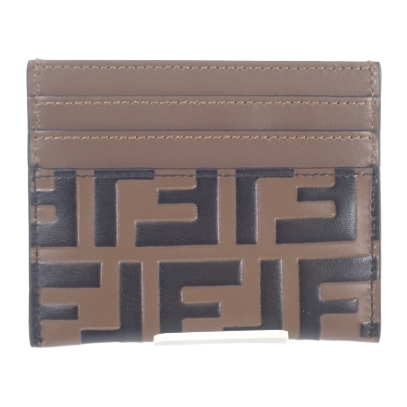 FFダイヤモンド 8M0445ADYMF13VK カードケース レザー ブラウン ゴールド金具 レディース【SAランク】 FFダイヤモンド 8M0445ADYMF13VK カードケース レザー ブラウン ゴールド金具 レディース【SAランク】