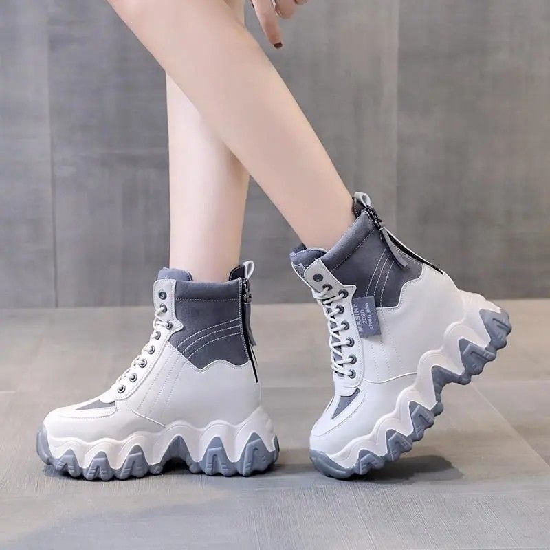 美脚 け ハイカット通学通勤 厚底スニーカー 身長アップ 暖かい 厚底シューズ 疲れない 痛くない 6cm 24 美脚 け ハイカット通学通勤 厚底スニーカー 身長アップ 暖かい 厚底シューズ 疲れない 痛くない 6cm 24