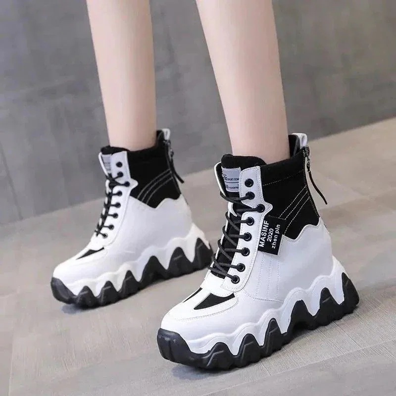 美脚 け ハイカット通学通勤 厚底スニーカー 身長アップ 暖かい 厚底シューズ 疲れない 痛くない 6cm 24 美脚 け ハイカット通学通勤 厚底スニーカー 身長アップ 暖かい 厚底シューズ 疲れない 痛くない 6cm 24