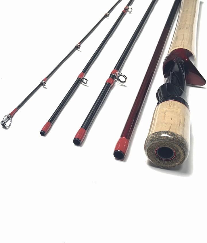 ベイトフィネスロッド トラベルロッド トラウトロッド ライト 岩魚 山女 ニジマス エリアトラウト(7フィート ベイトパックロッド 5ピース (L) 7ft, 7ft(2.1m))