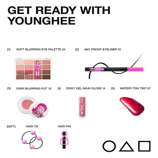 Qoo10] ウェイクメイク 【EVENT/NEW新作発売/イカゲーム