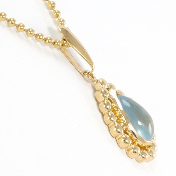 K18 18金 YG イエローゴールド ネックレス 天然石 約45cm ジュエリー 中古 K18 18金 YG イエローゴールド ネックレス 天然石 約45cm ジュエリー 中古