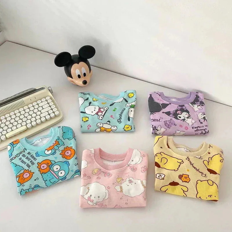 Tシャツシャツ新作 秋冬 可愛い サンリオクロミ キッズ パーカー子供服 男の子 女の子 子供服 Tシャツシャツ新作 秋冬 可愛い サンリオクロミ キッズ パーカー子供服 男の子 女の子 子供服