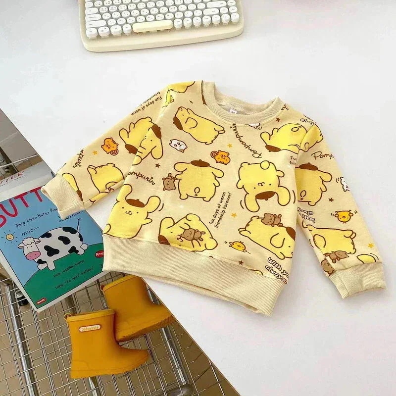 Tシャツシャツ新作 秋冬 可愛い サンリオクロミ キッズ パーカー子供服 男の子 女の子 子供服 Tシャツシャツ新作 秋冬 可愛い サンリオクロミ キッズ パーカー子供服 男の子 女の子 子供服