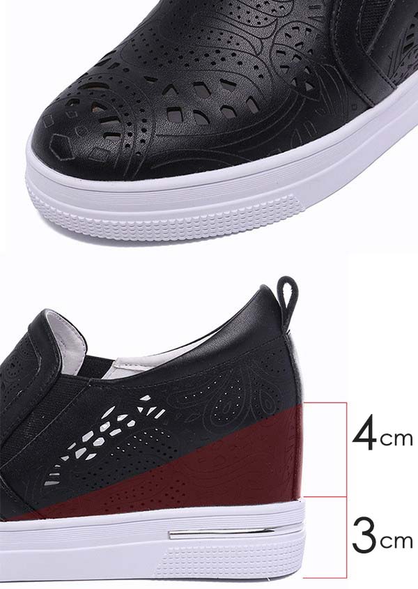 スリッポン レディース インヒール 厚底 ヒール 7センチ 通気性 透かし彫り かかとあり メッシュ 紐なし スニーカー 小さいサイズ 大きいサイズ PU ローカット ローファー 白い シルバー 白い スリッポン レディース インヒール 厚底 ヒール 7センチ 通気性 透かし彫り かかとあり メッシュ 紐なし スニーカー 小さいサイズ 大きいサイズ PU ローカット ローファー 白い シルバー 白い