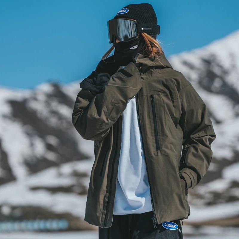 スノーボードウェア 5カラー メンズ レディース ハイネック トップス トレーナー ジャケット アウター スノボウェア スノーウェア スキーウェア スノボーウェア 韓国風 おしゃれ 防風防水 防雪防寒