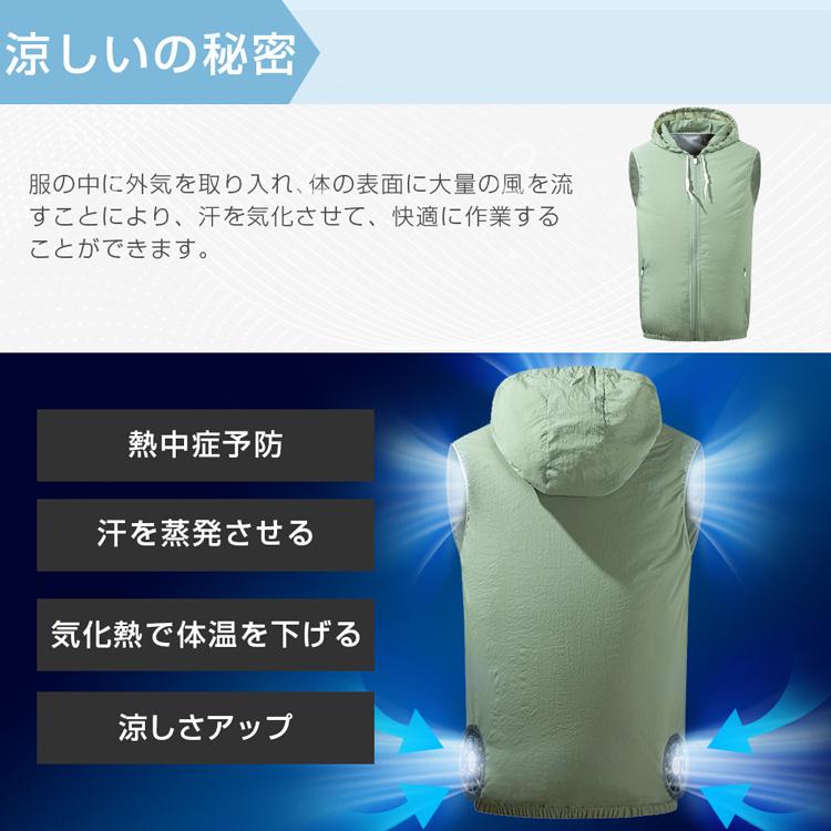 【2枚購入で200円OFF】空調作業服 ベスト ファン付き 仕事服 室外作業 クールベス USB給電 熱中症対策 夏 風量調節 電動ファン ウエア 涼しいUVカット 男女兼用 2023