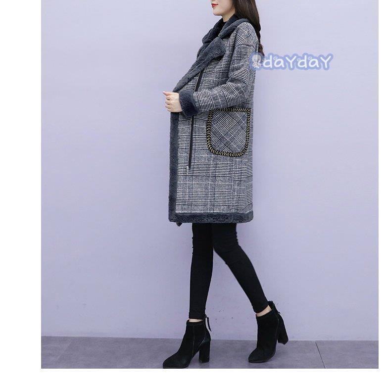 ファーコート レディース 冬 40代 新品 エコファーコート チェック柄 ミディアム丈 毛皮コート mdprevattcaulkingandwaterproofing.com