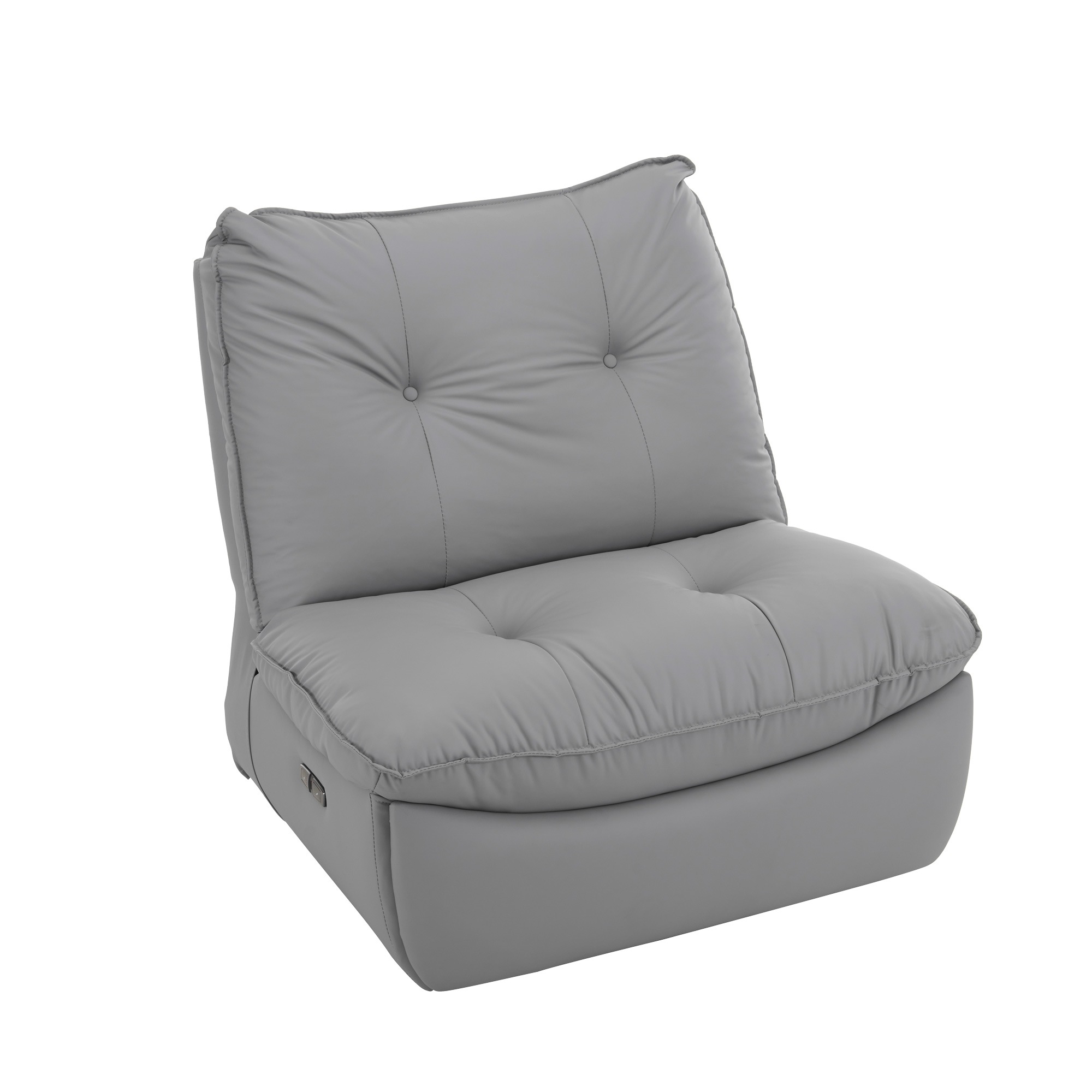 【国内発送】365 リクライニングソファー 肘掛けなし ロッキング 147 調整可能 270 回転 ゆったり 揺ら揺ら 電動リクライニングソファ オットマン一体型 1人掛け USBポート付き 電動