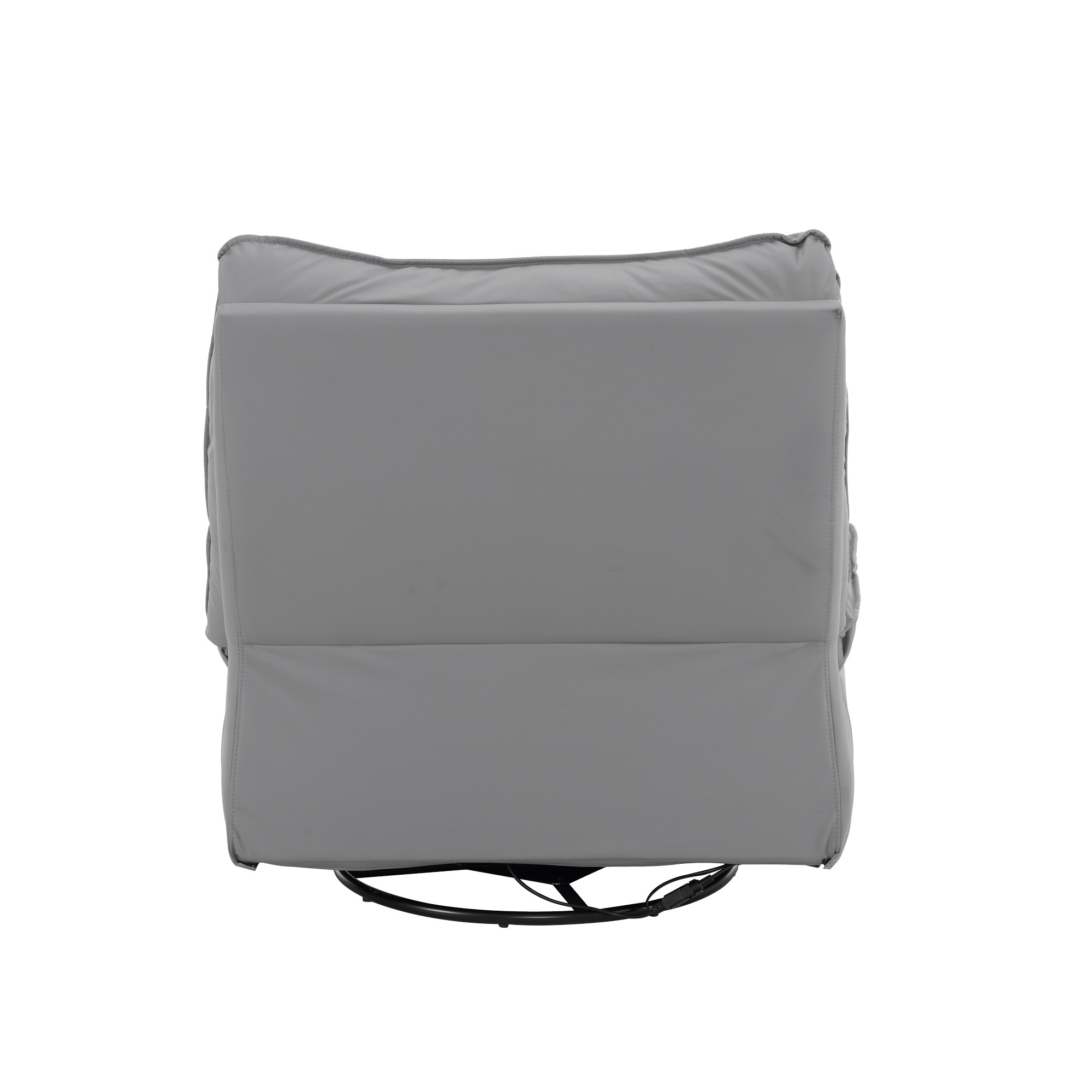 【国内発送】365 リクライニングソファー 肘掛けなし ロッキング 147 調整可能 270 回転 ゆったり 揺ら揺ら 電動リクライニングソファ オットマン一体型 1人掛け USBポート付き 電動