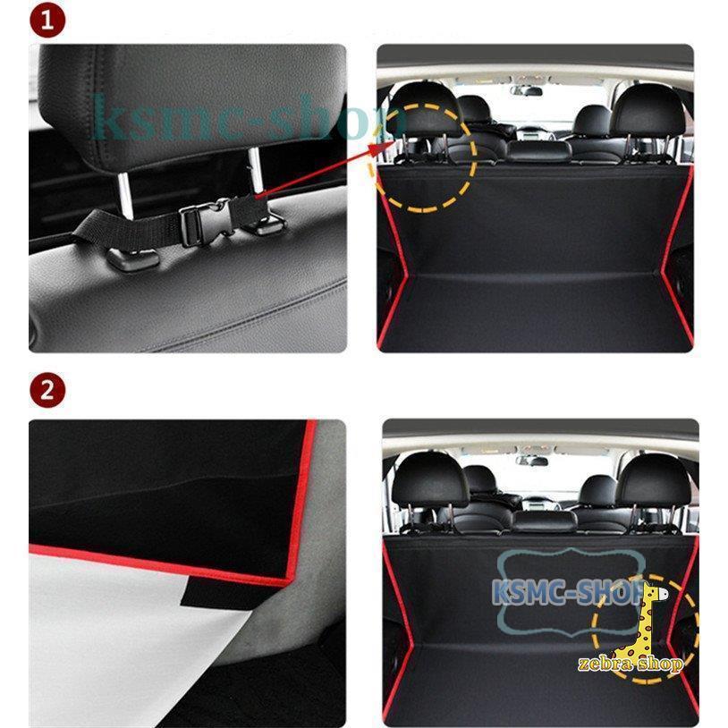 シートカバー トランクカバー ペットシート ドライブ 防水 後部座席用 PU 折り畳み 後部座席 多機能 車用品 RV車用