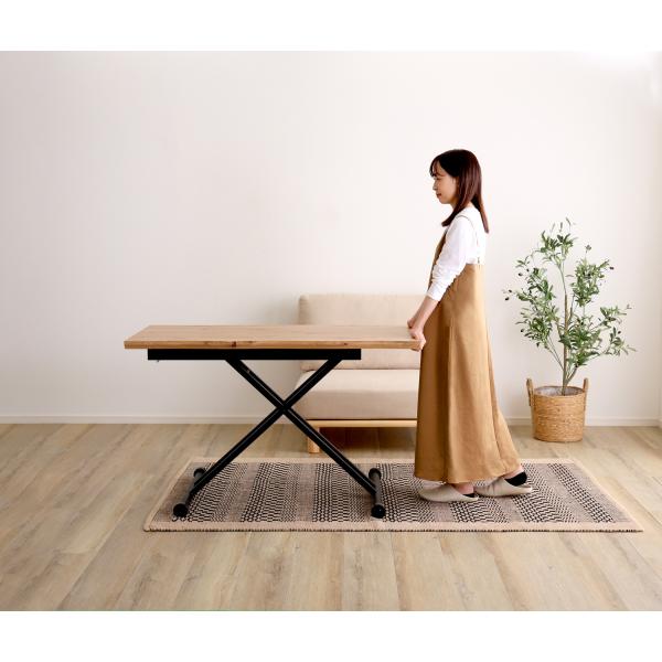 ローテーブル 昇降式 おしゃれ リフトアップ 高さ調節 なぐり加工 キャスター 机 120cm テーブル センターテーブル リビングテーブル ローテーブル 昇降式 おしゃれ リフトアップ 高さ調節 なぐり加工 キャスター 机 120cm テーブル センターテーブル リビングテーブル