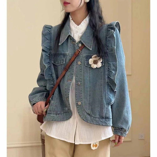 Qoo10] コーデに役立つデニムジャケット レディー