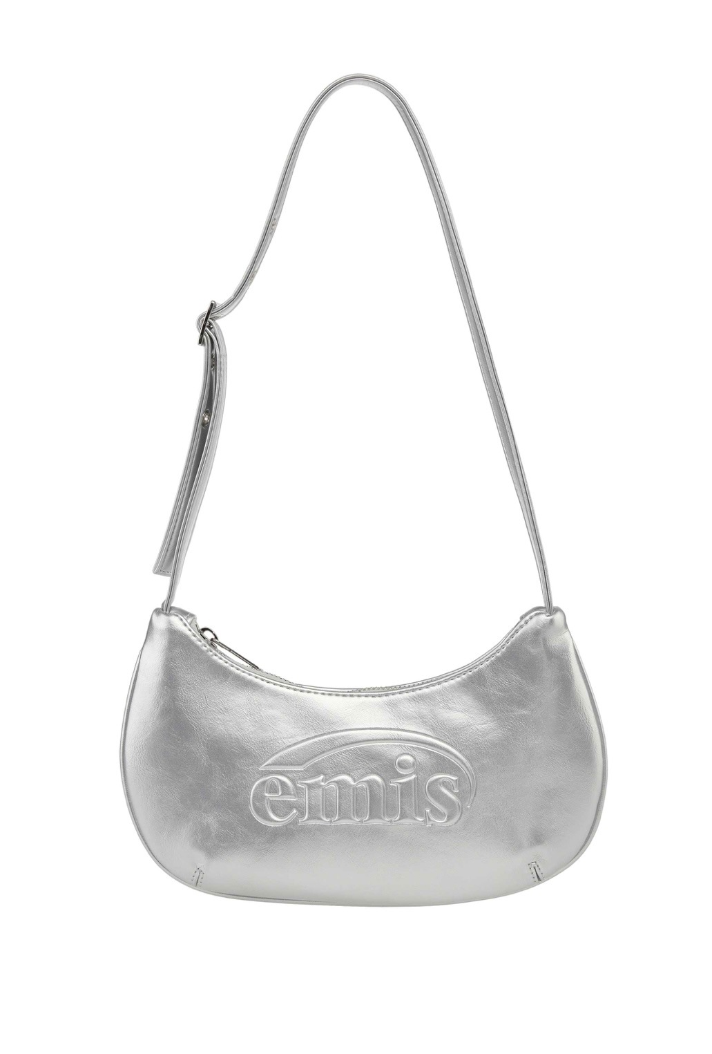 emis)EMBOSSED MINI BAGエンボス付きミニバッグ ビーガン レザー ミニバッグ